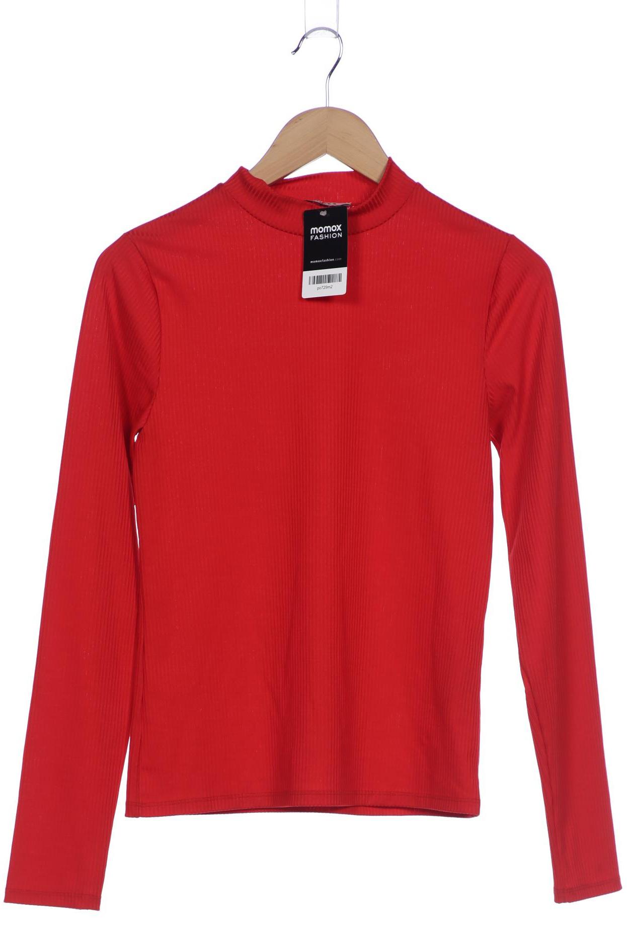 

pieces Damen Langarmshirt, rot, Gr. 42