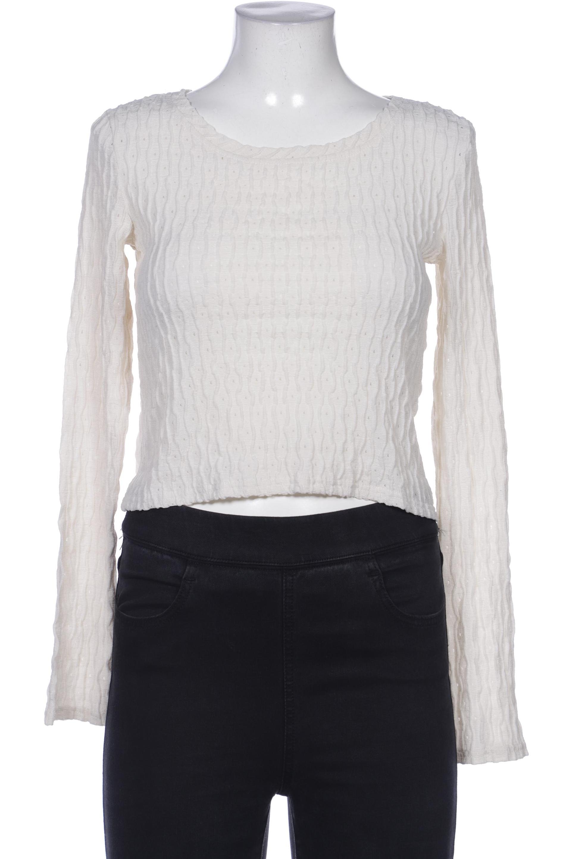 

pieces Damen Langarmshirt, cremeweiß, Gr. 42