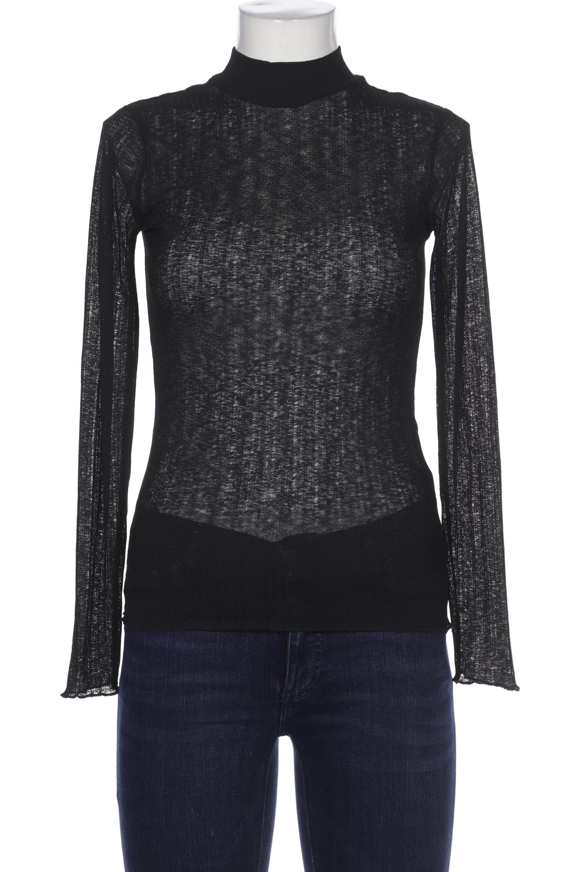 

pieces Damen Langarmshirt, schwarz