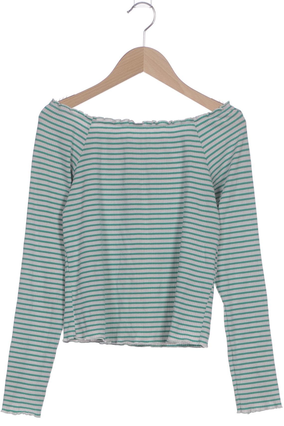 

pieces Damen Langarmshirt, grün, Gr. 44