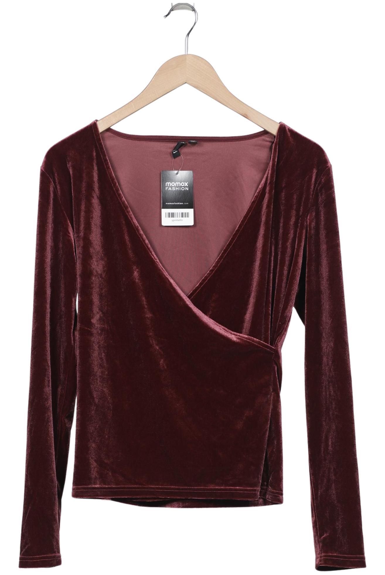 

pieces Damen Langarmshirt, bordeaux, Gr. 42