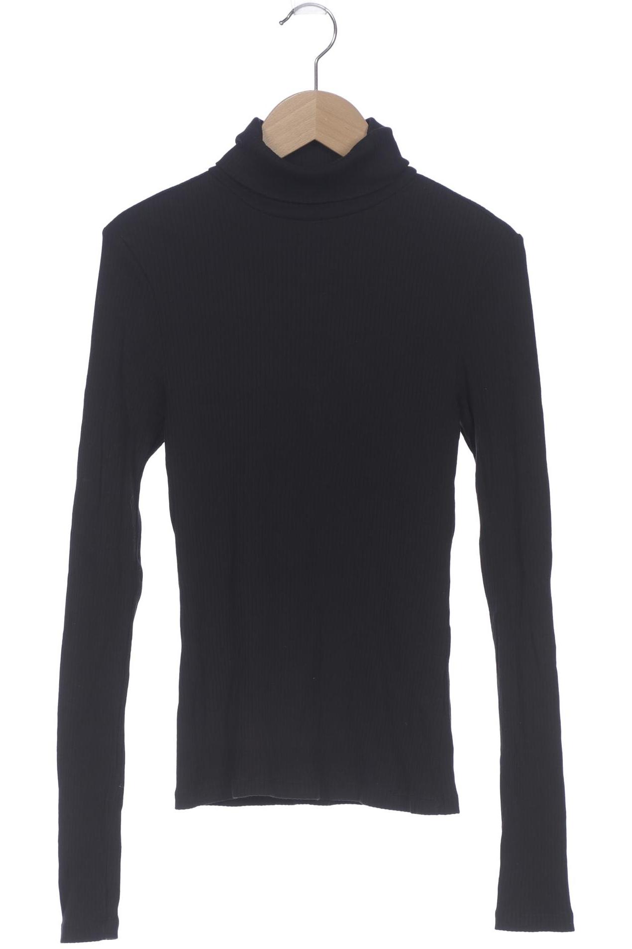 

pieces Damen Langarmshirt, schwarz, Gr. 38