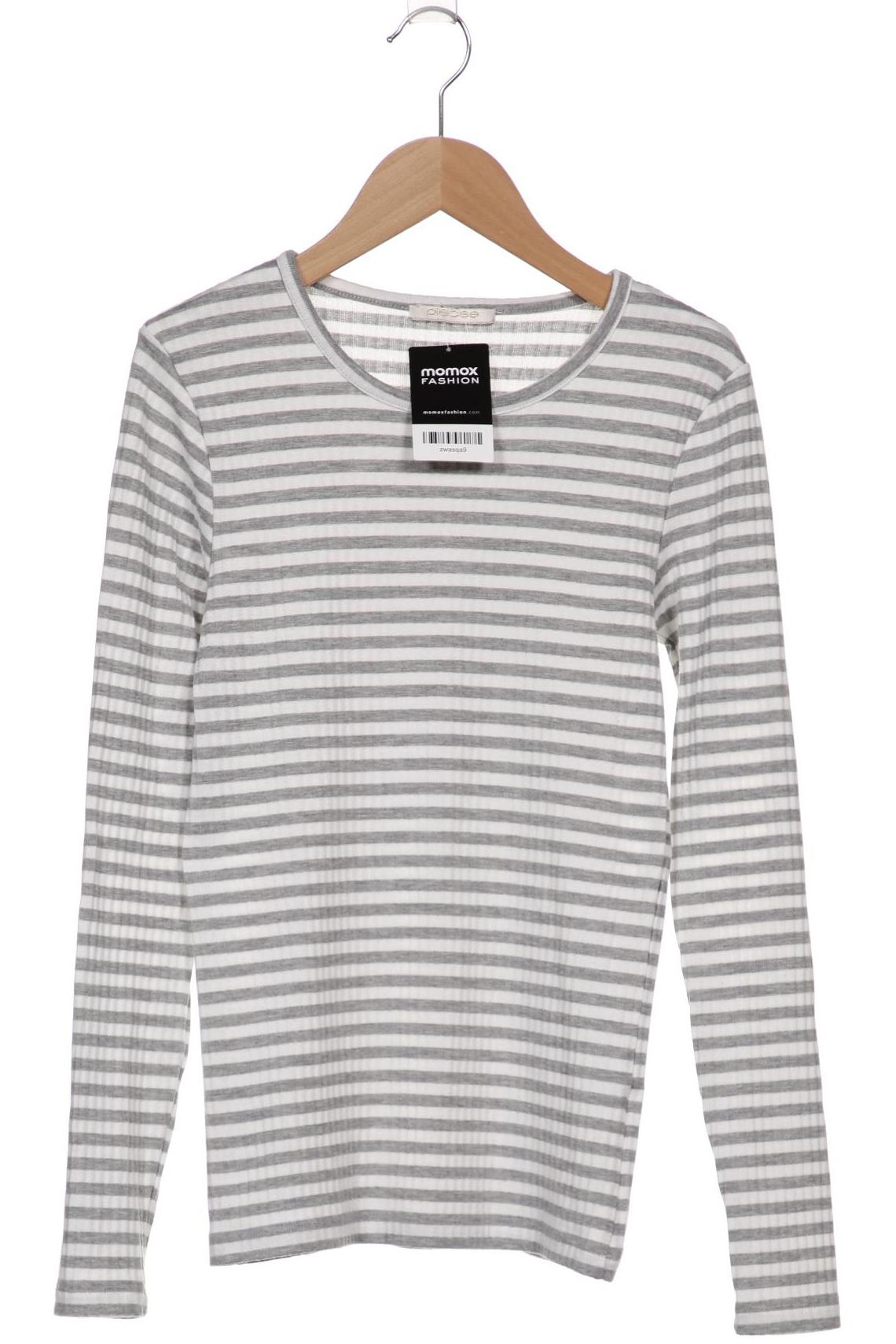 

pieces Damen Langarmshirt, weiß