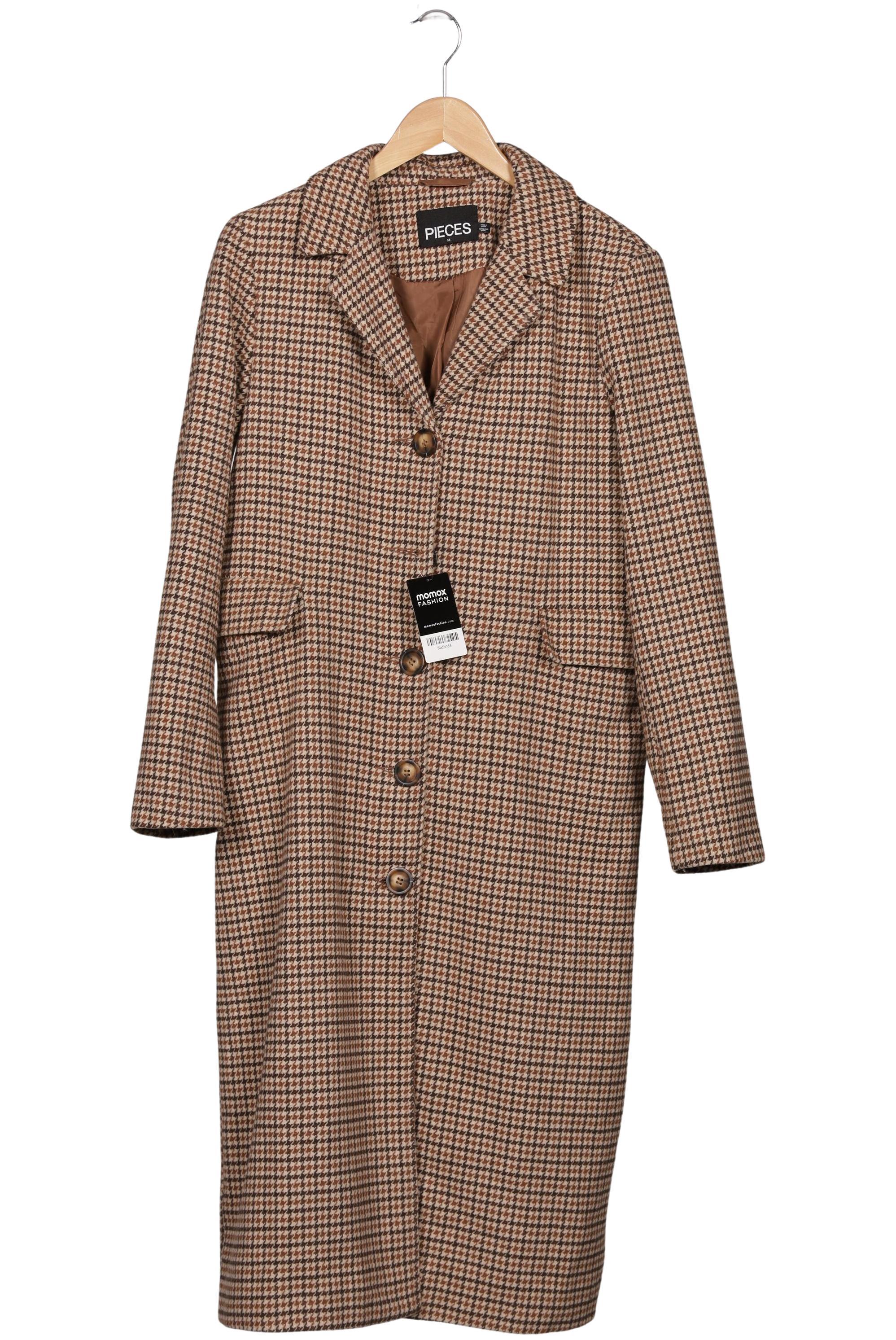 

pieces Damen Mantel, braun, Gr. 38