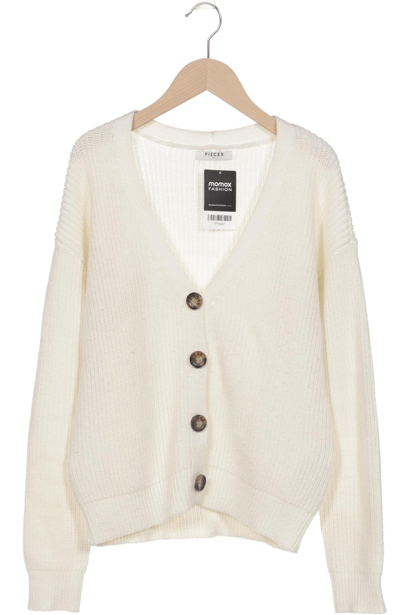 

pieces Damen Pullover, weiß, Gr. 36