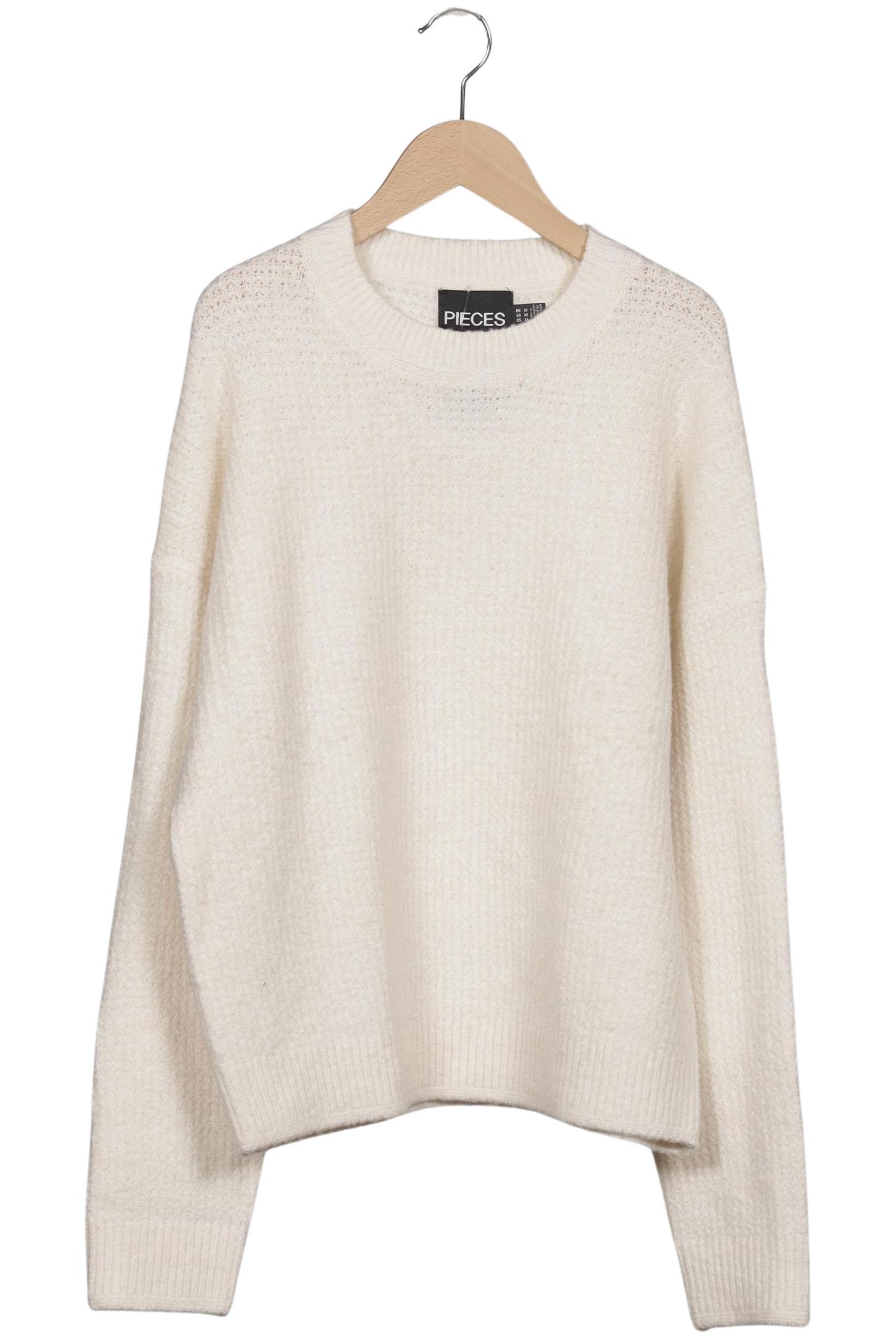 

pieces Damen Pullover, cremeweiß, Gr. 38