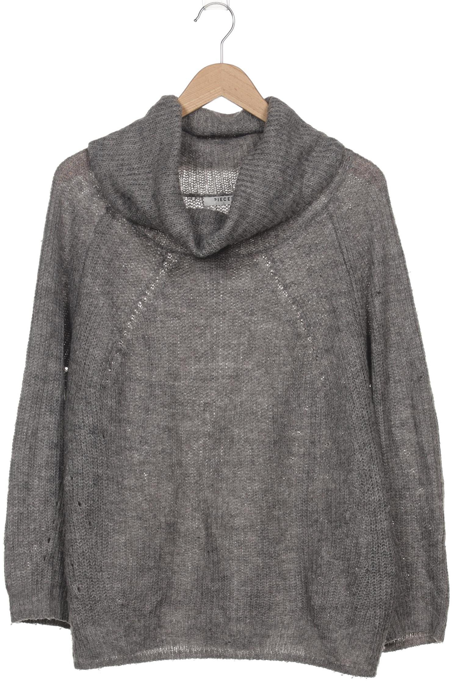 

pieces Damen Pullover, grau, Gr. 42
