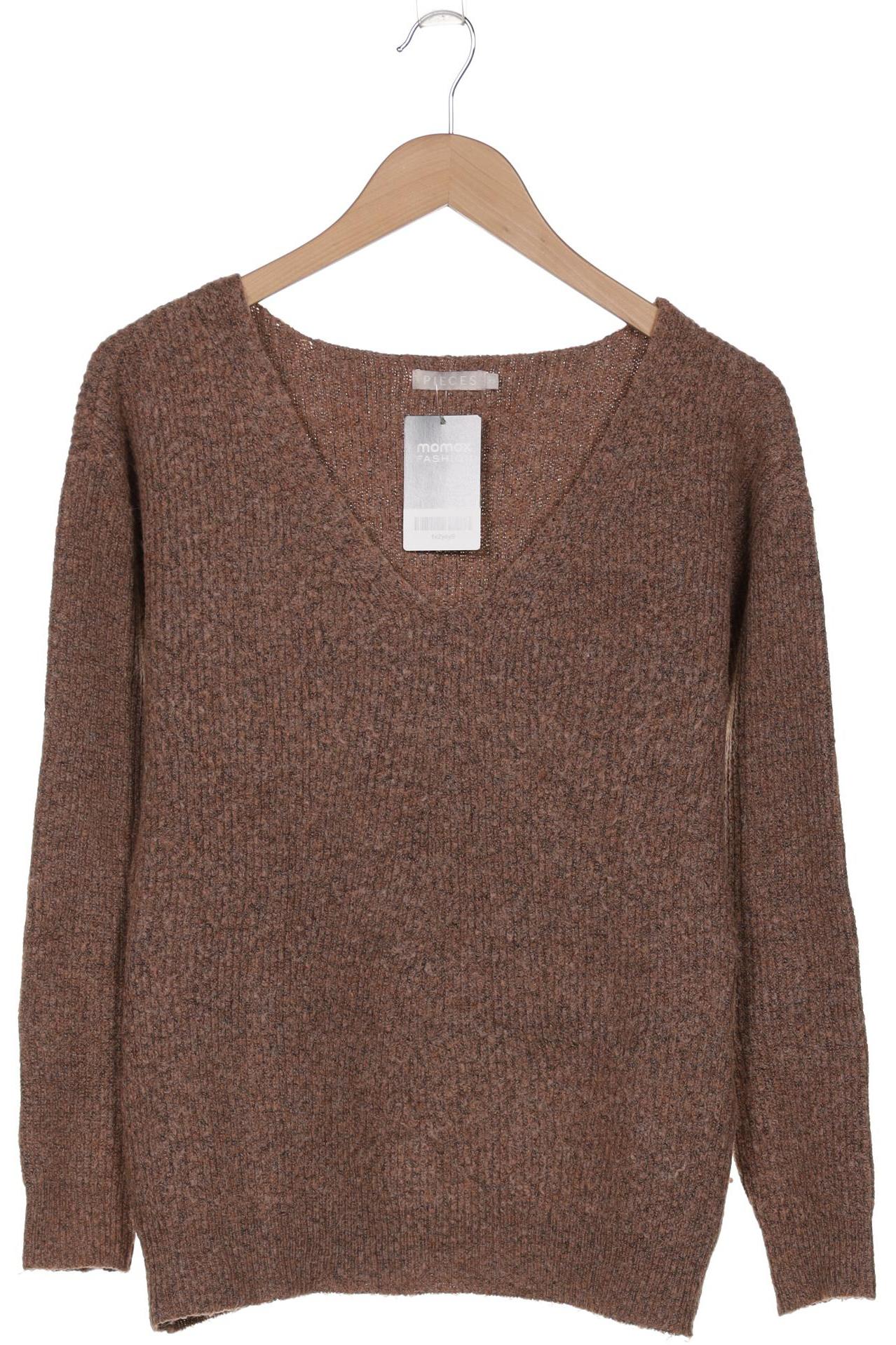 

pieces Damen Pullover, braun, Gr. 34