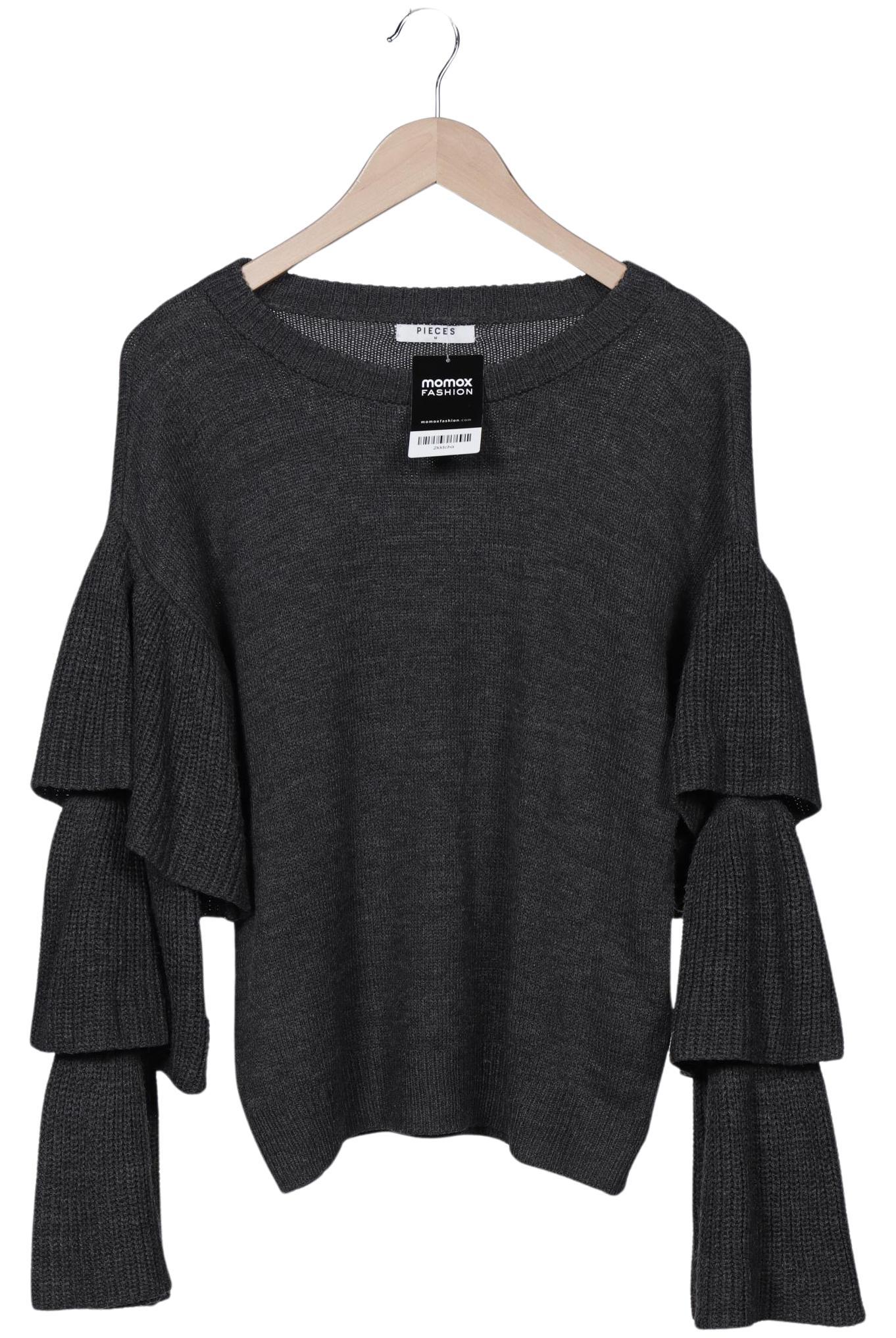 

pieces Damen Pullover, grau, Gr. 38