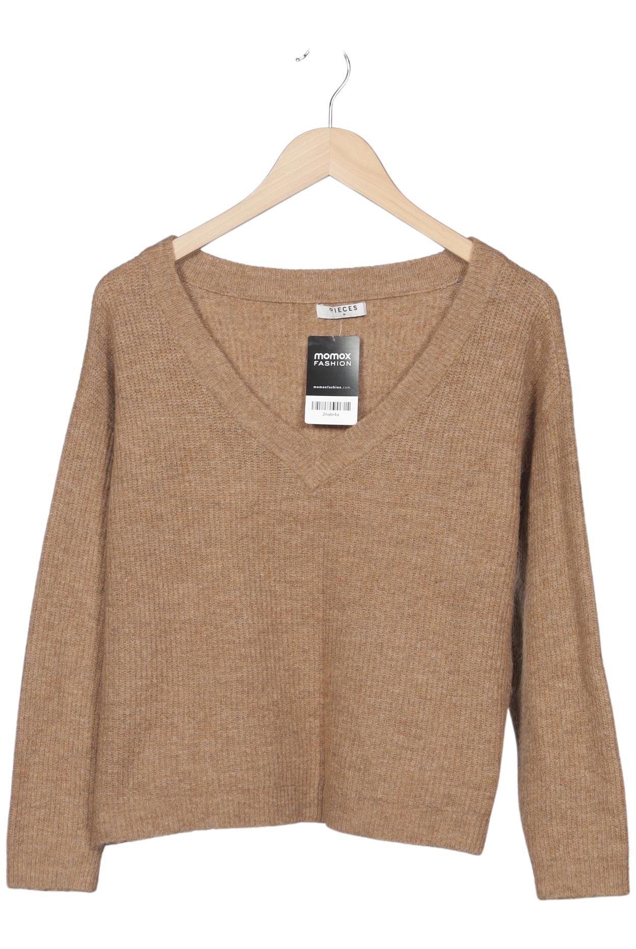 

pieces Damen Pullover, beige, Gr. 38