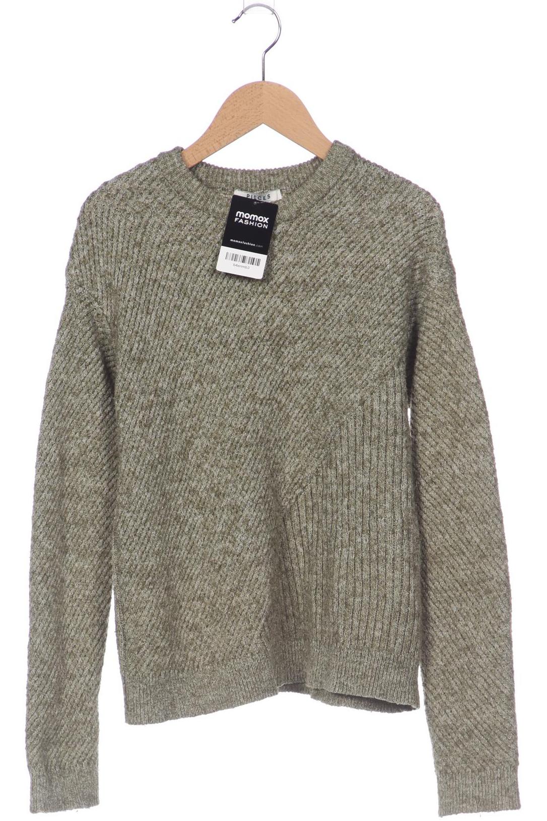 

pieces Damen Pullover, grün, Gr. 34