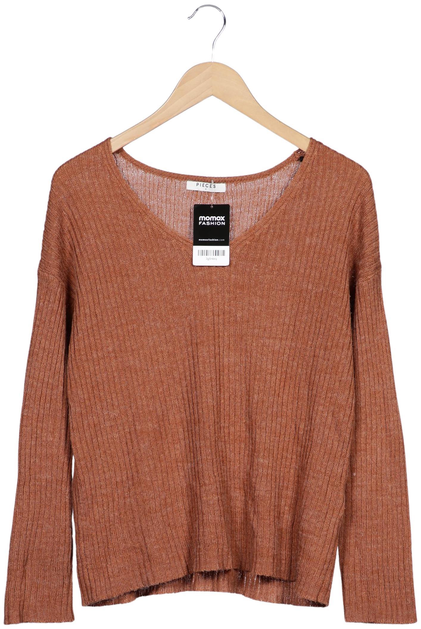 

pieces Damen Pullover, braun, Gr. 36