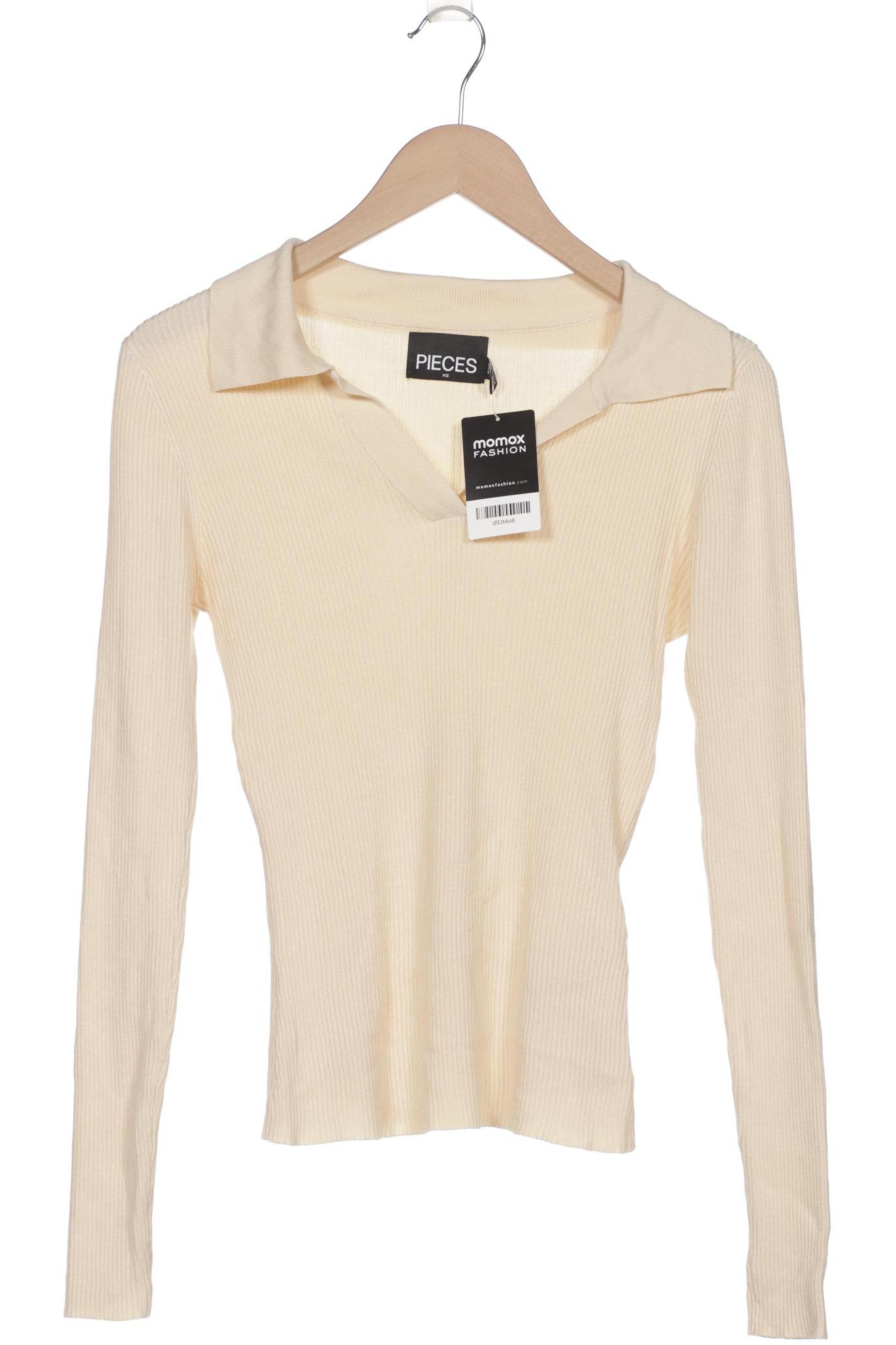 

pieces Damen Pullover, cremeweiß, Gr. 34