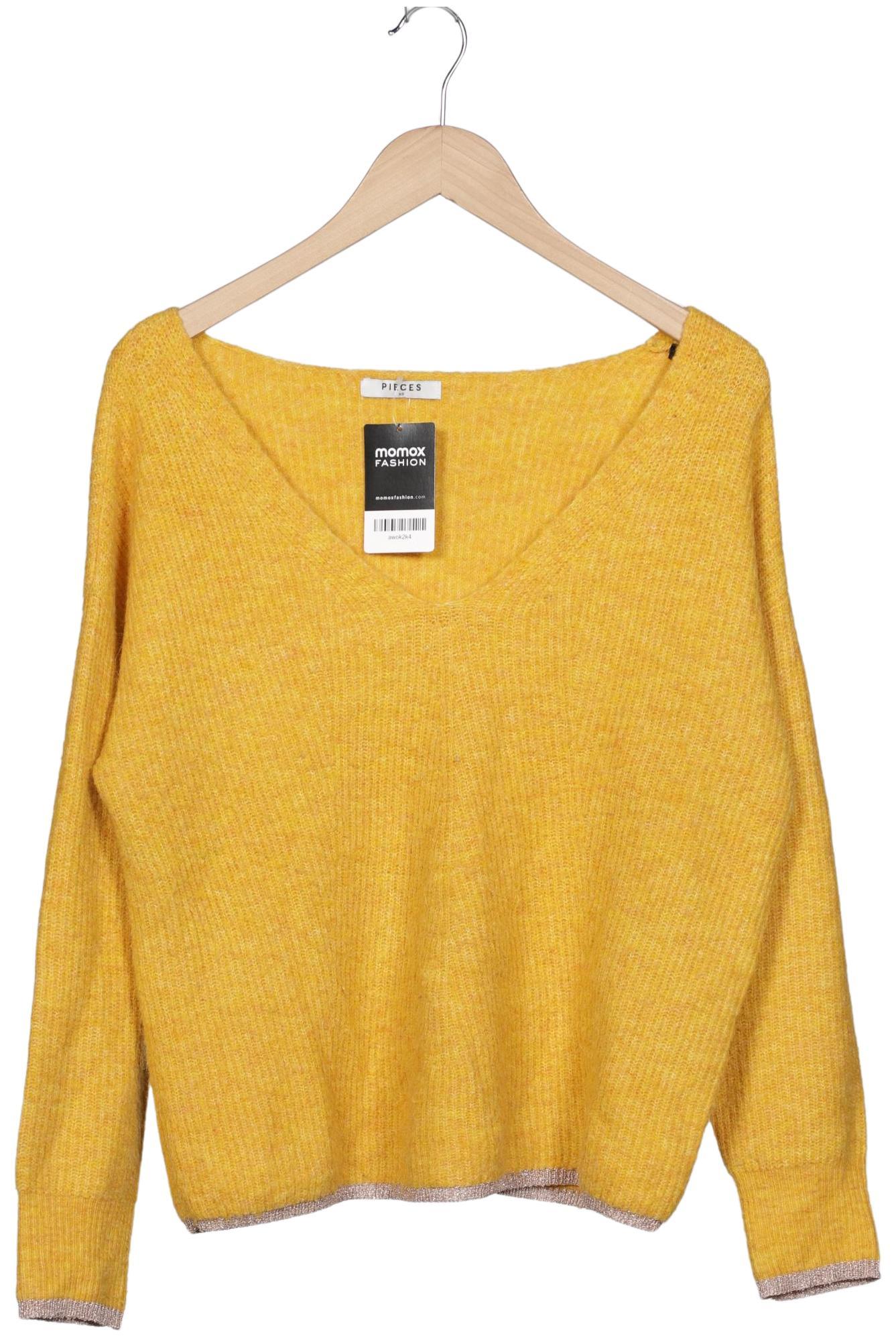 

pieces Damen Pullover, gelb, Gr. 34