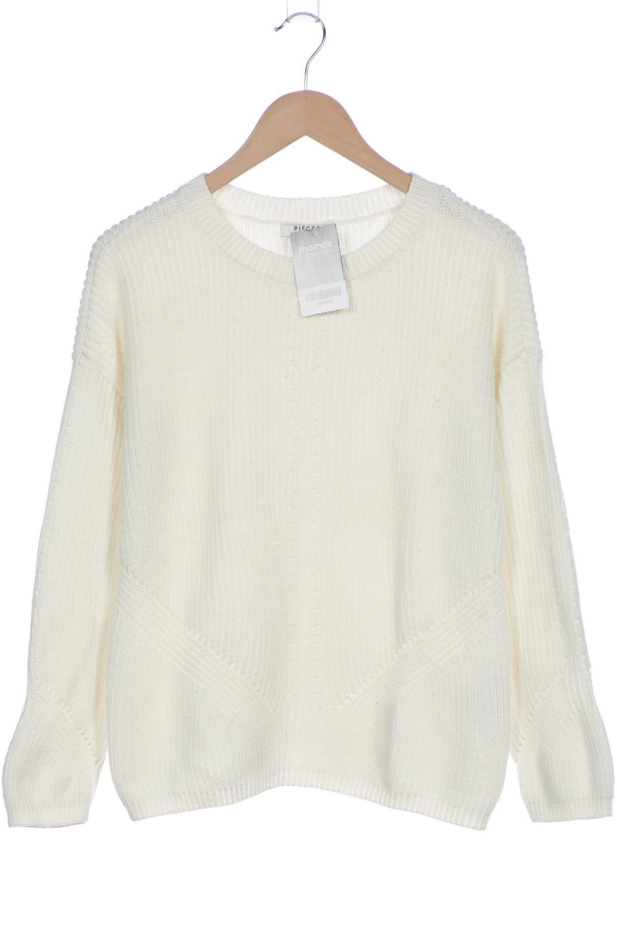 

pieces Damen Pullover, weiß, Gr. 42