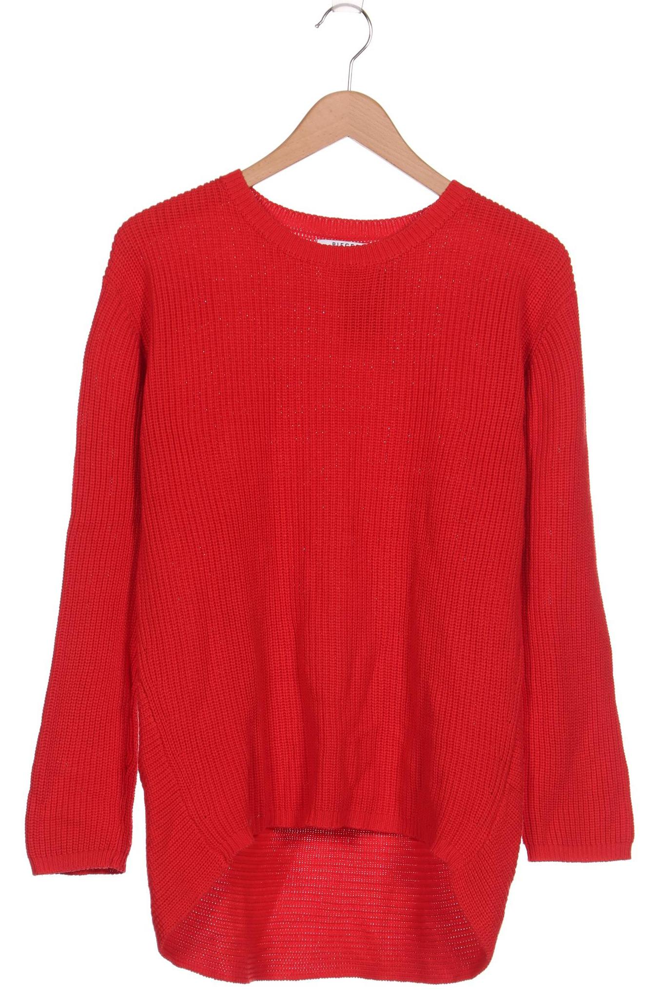 

pieces Damen Pullover, rot, Gr. 36