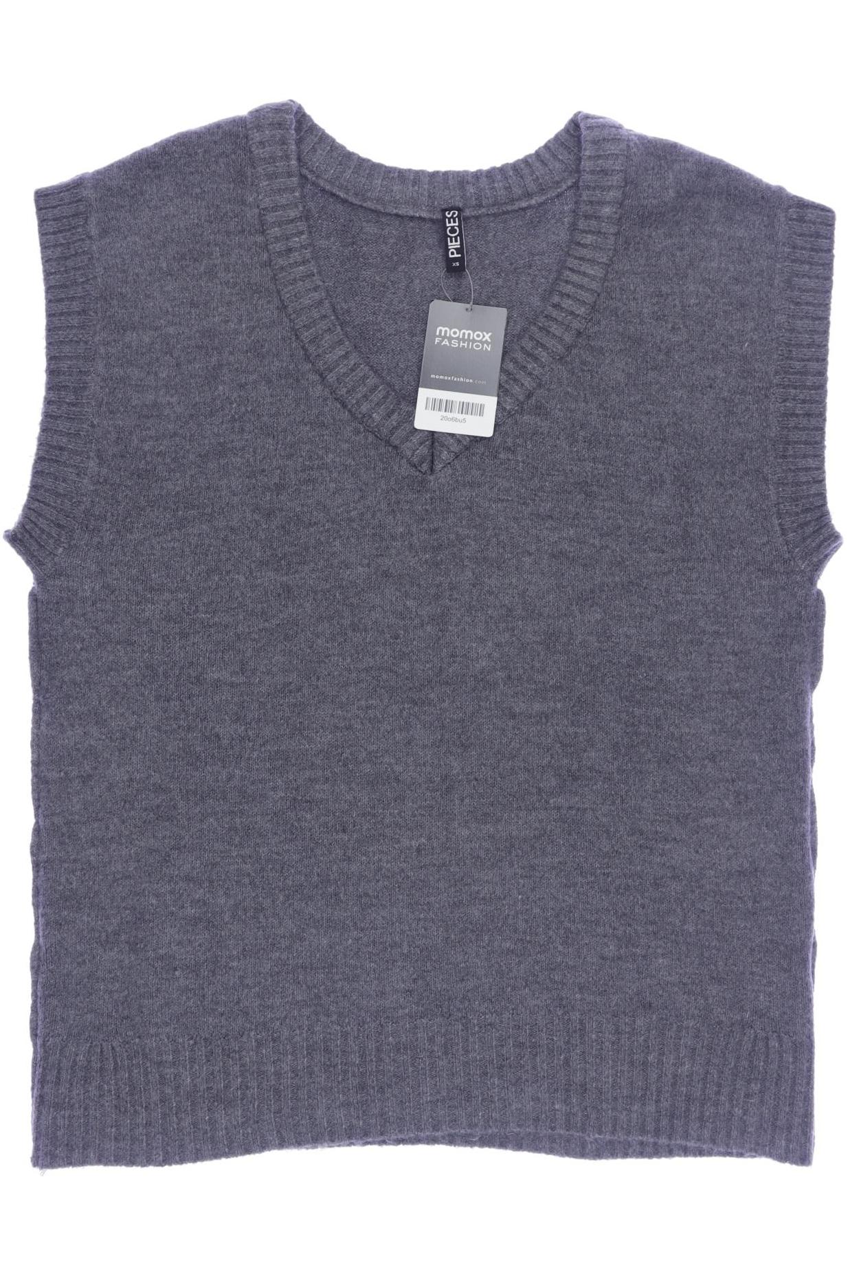 

pieces Damen Pullover, grau, Gr. 34
