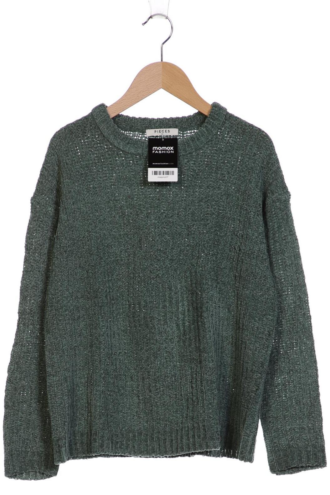Thumbnail - pieces Damen Pullover, grün, Gr. 34