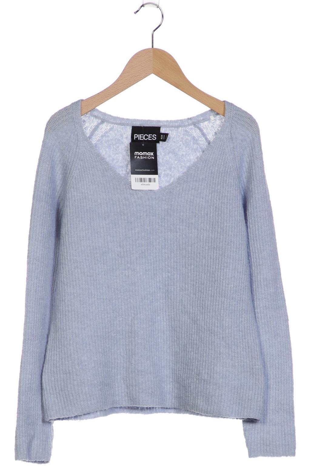 

pieces Damen Pullover, hellblau, Gr. 36
