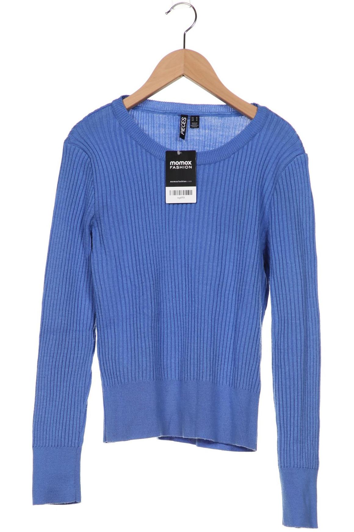 

pieces Damen Pullover, blau, Gr. 38