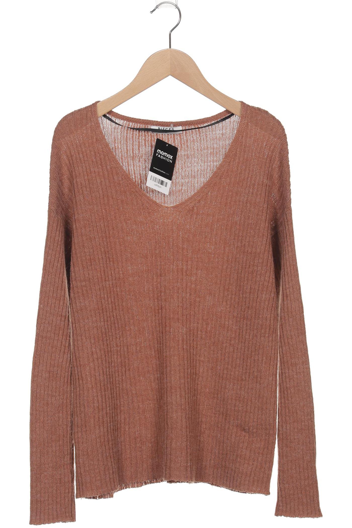 

pieces Damen Pullover, braun, Gr. 36