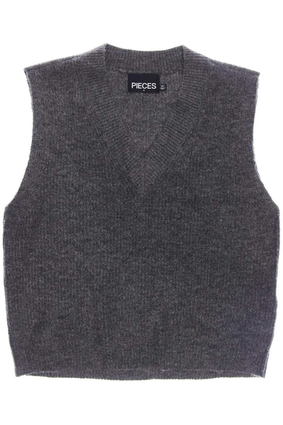 

pieces Damen Pullover, grau, Gr. 36