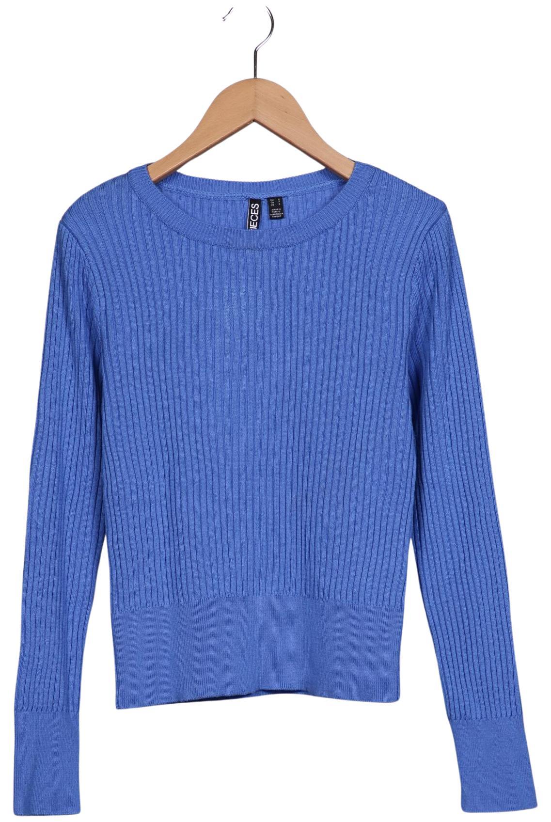 

pieces Damen Pullover, blau, Gr. 36