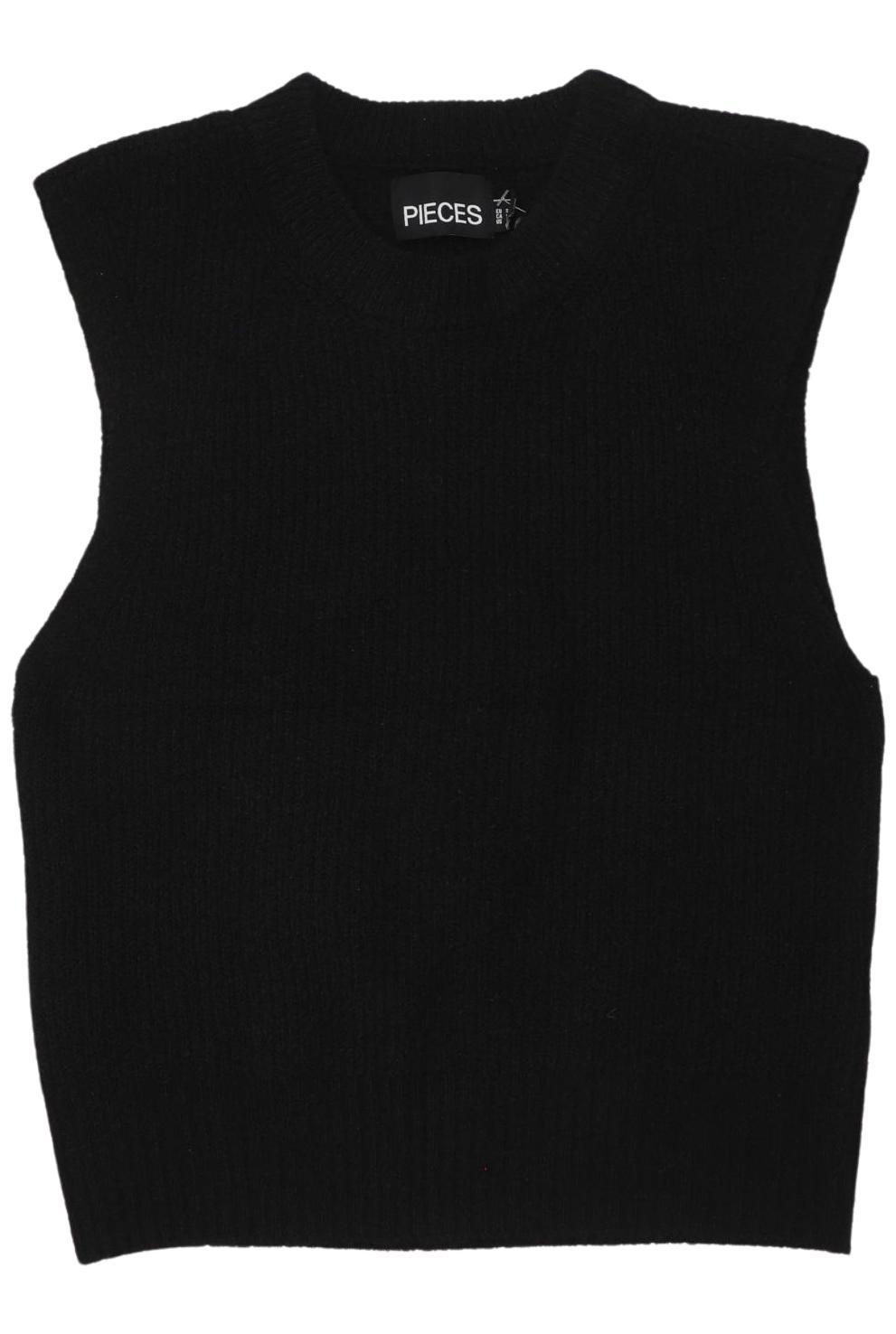 

pieces Damen Pullover, schwarz, Gr. 36