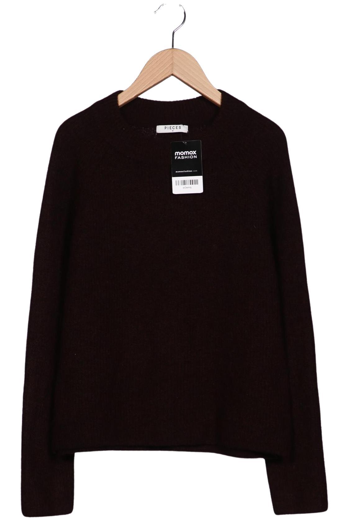 

pieces Damen Pullover, bordeaux, Gr. 38