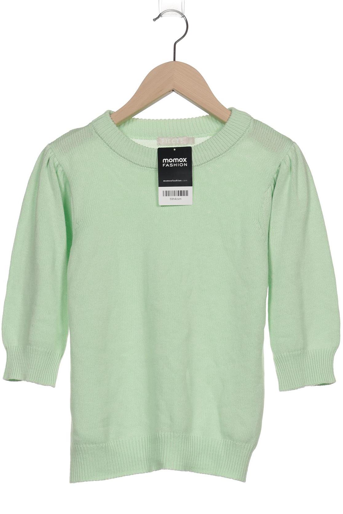

pieces Damen Pullover, hellgrün, Gr. 36