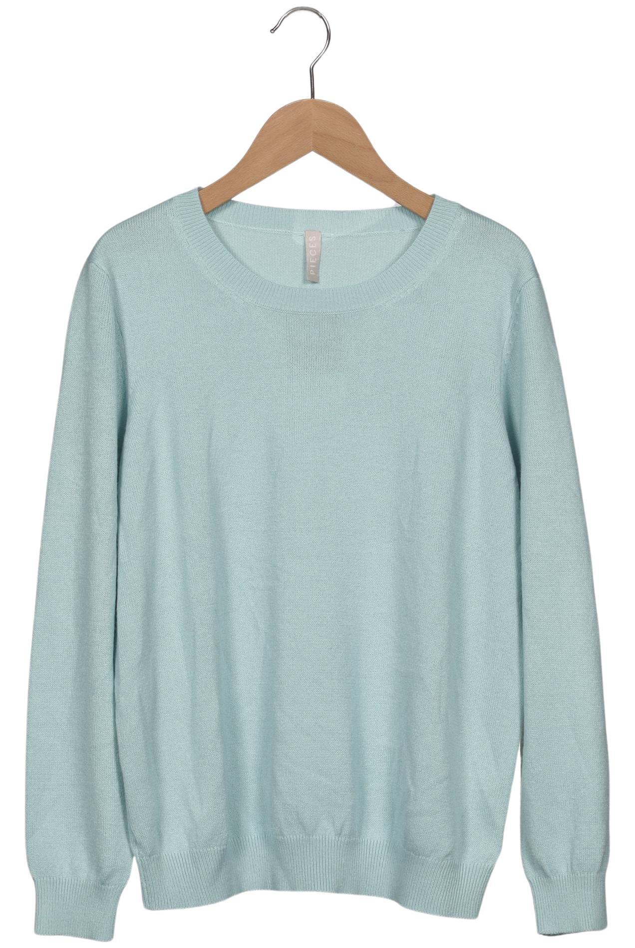 

pieces Damen Pullover, hellblau, Gr. 44