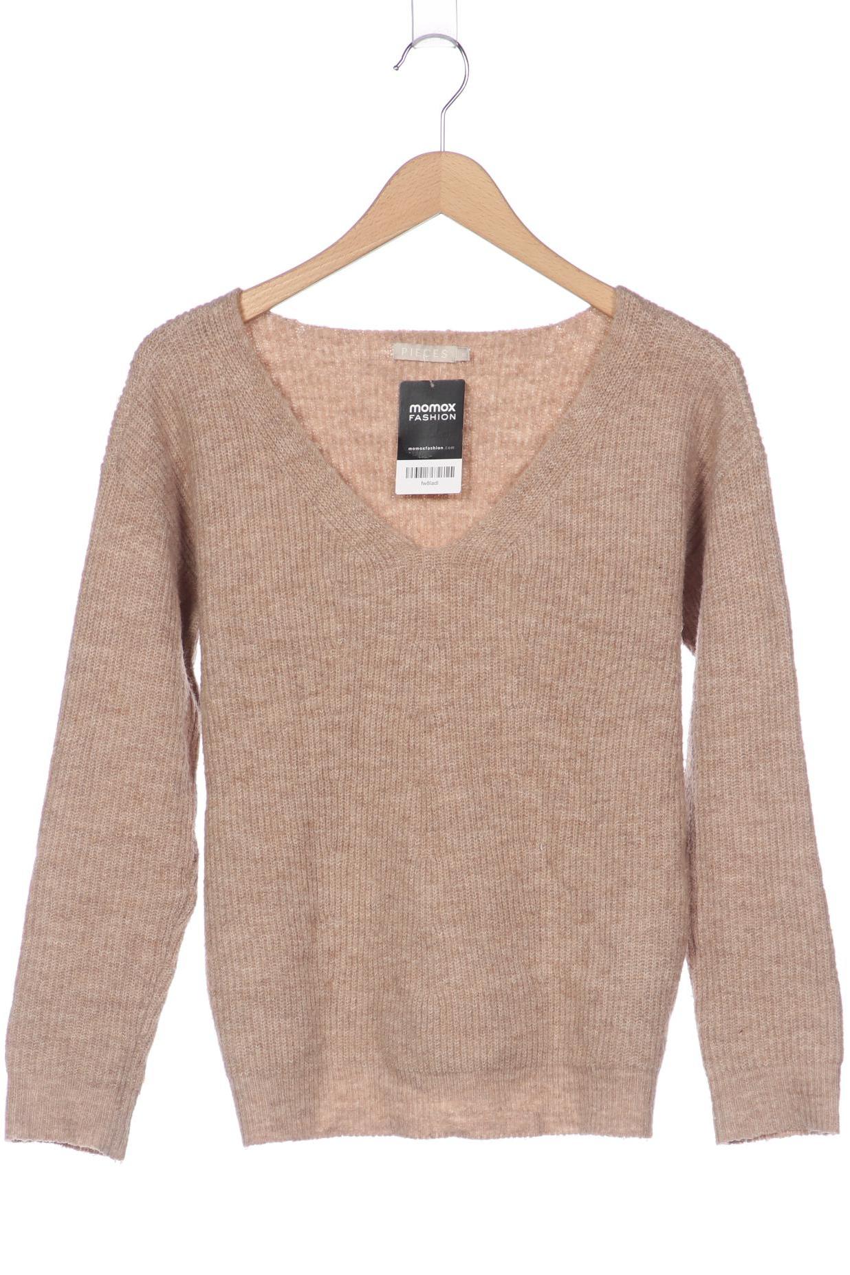 

pieces Damen Pullover, beige, Gr. 34