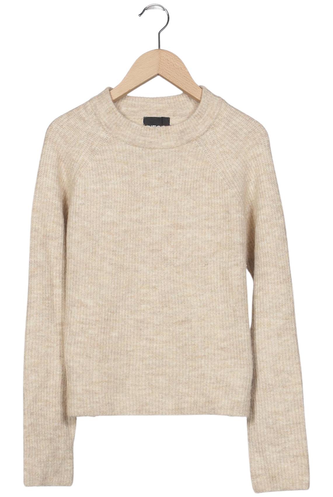 

pieces Damen Pullover, beige, Gr. 34