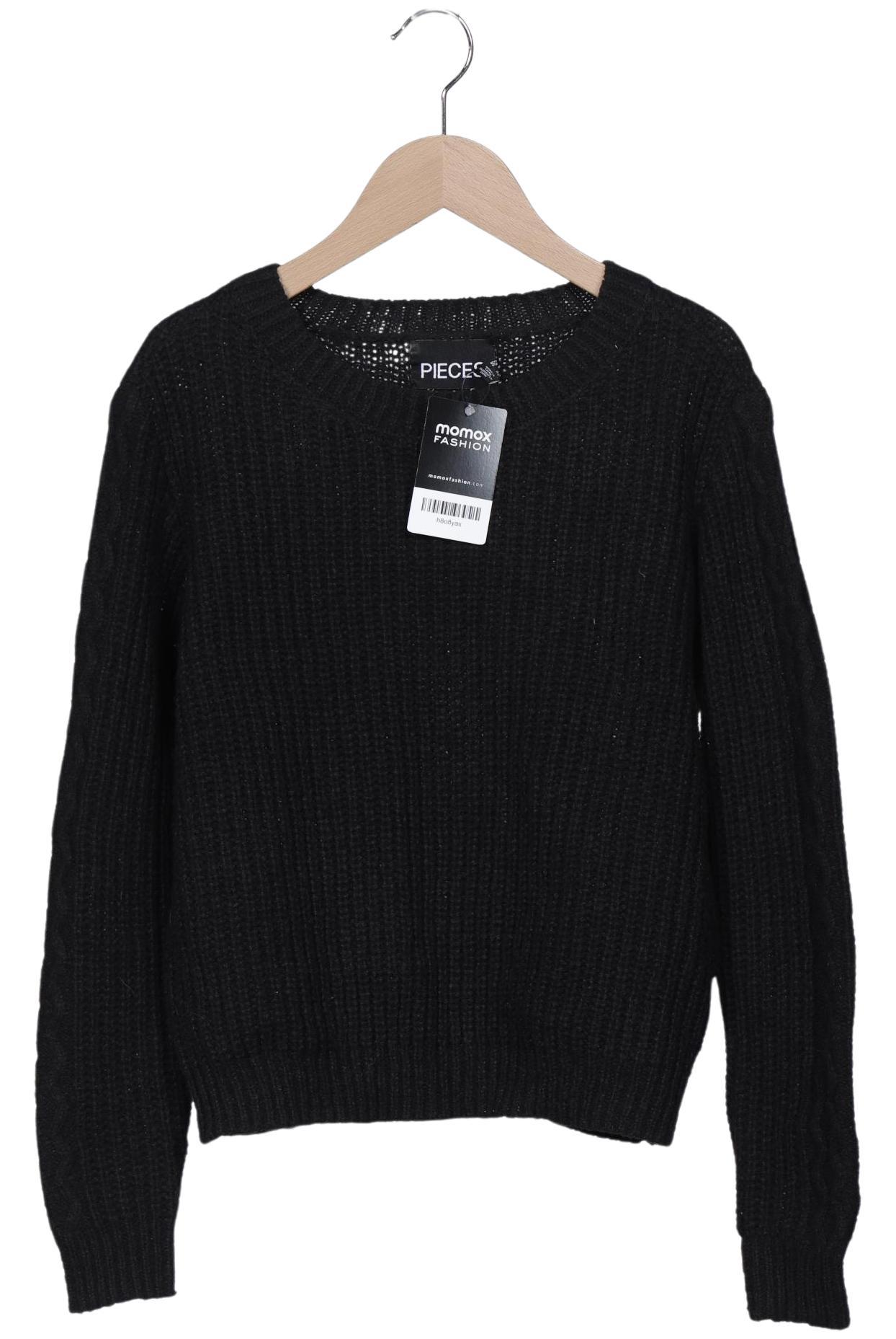 

pieces Damen Pullover, schwarz, Gr. 34