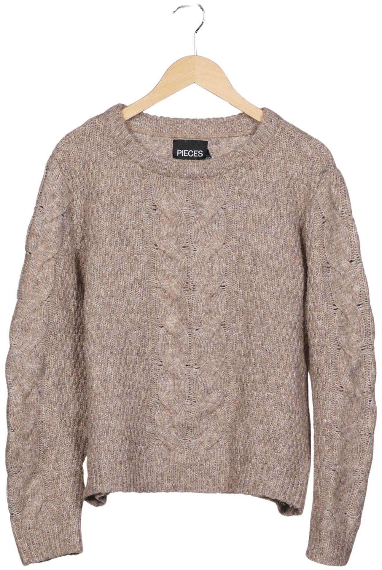 

pieces Damen Pullover, beige, Gr. 42