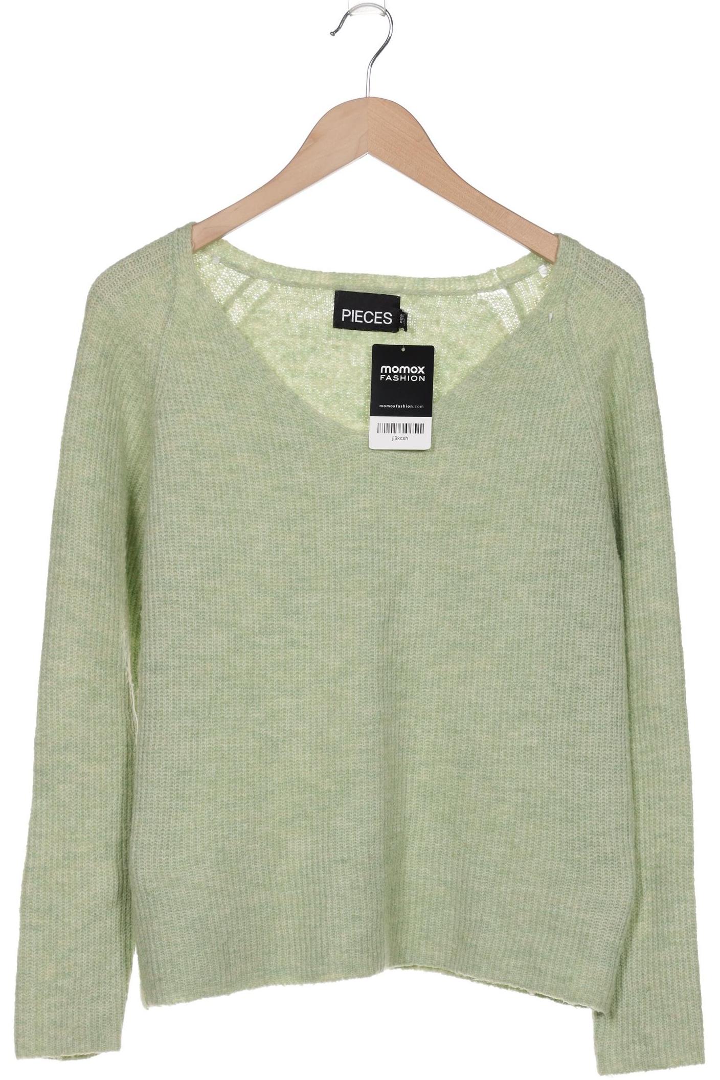 

pieces Damen Pullover, hellgrün, Gr. 42