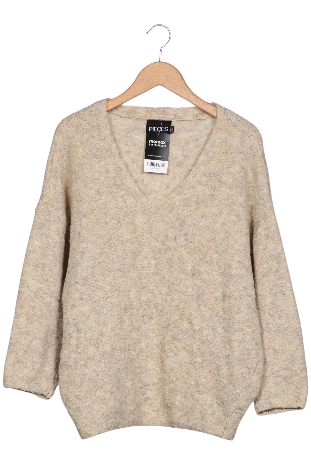 

pieces Damen Pullover, beige, Gr. 34