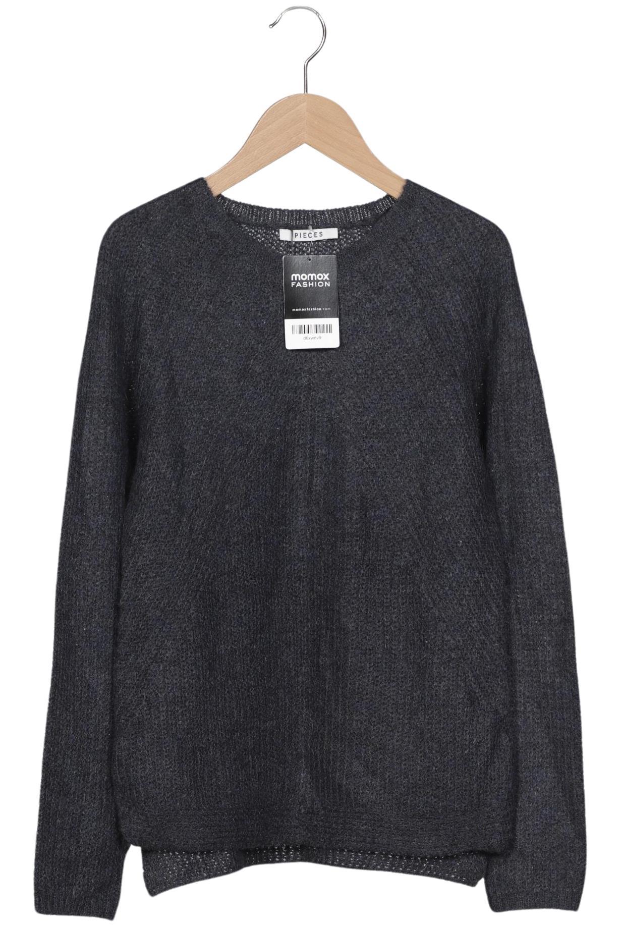 

pieces Damen Pullover, grau, Gr. 36