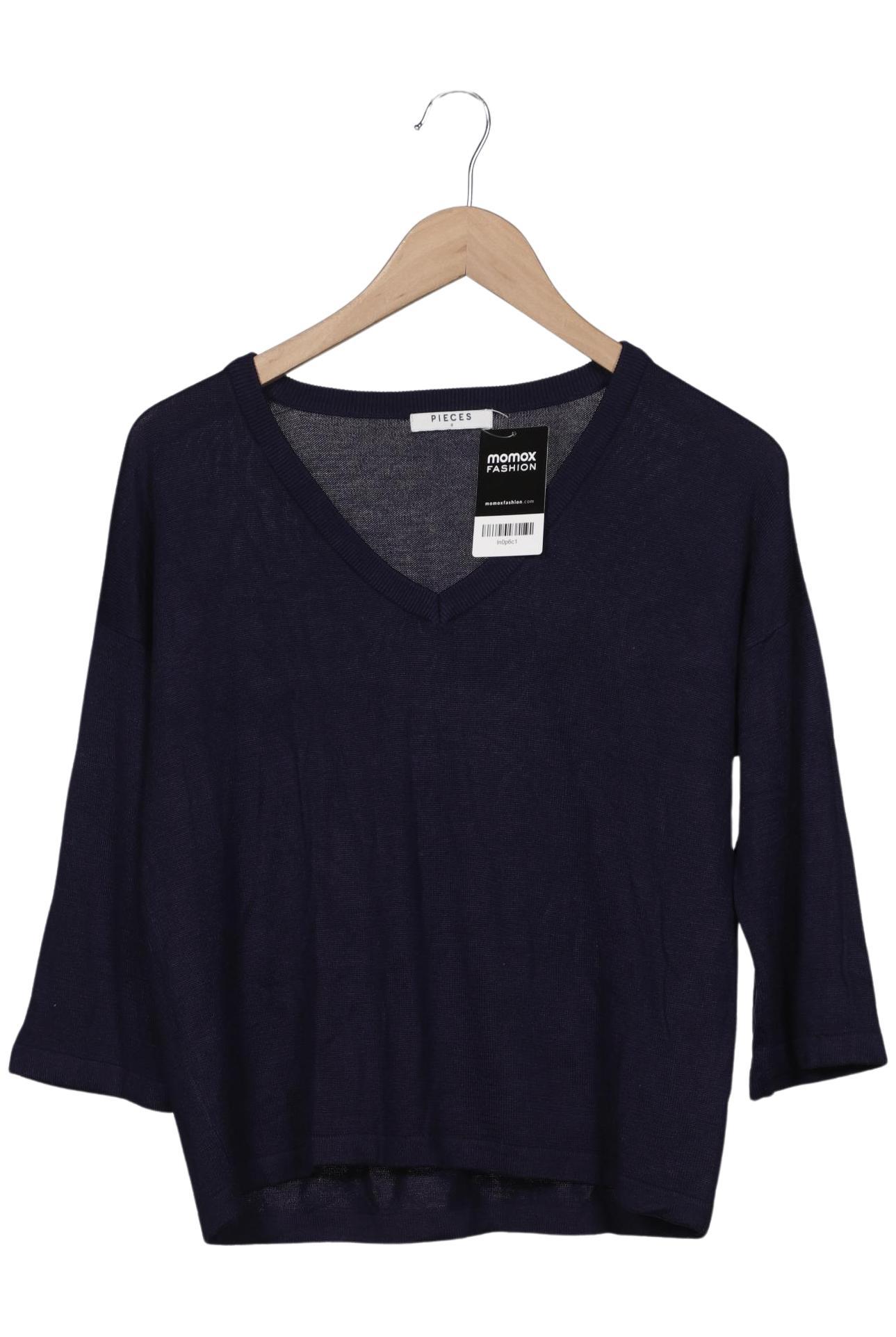 

pieces Damen Pullover, marineblau, Gr. 36