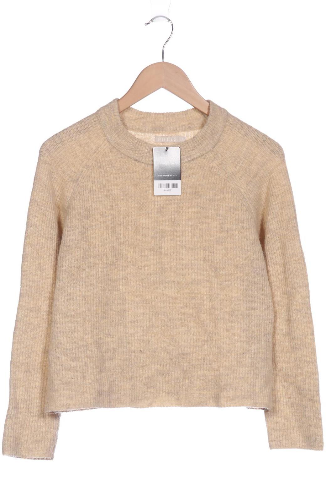 

pieces Damen Pullover, cremeweiß, Gr. 36