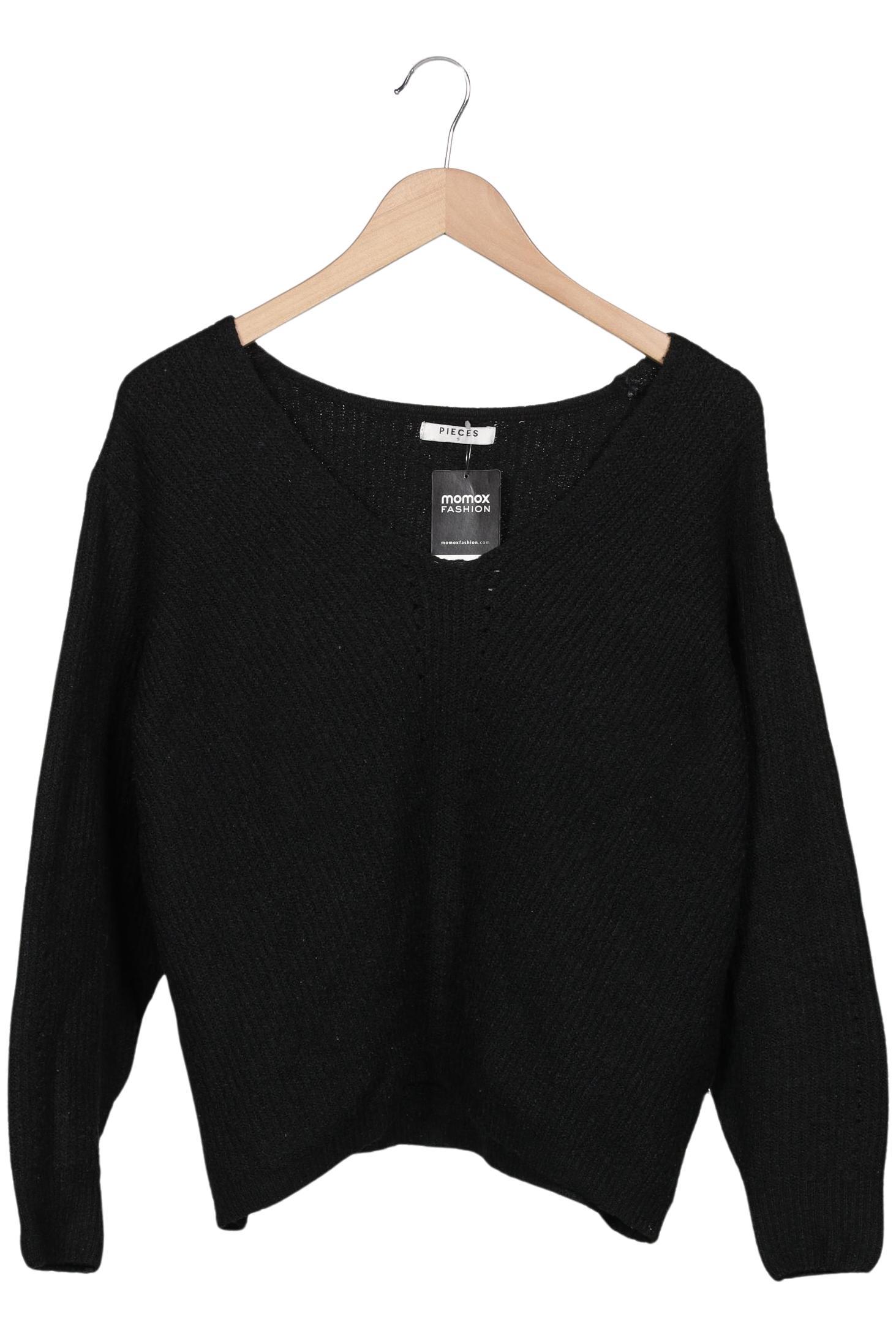 

pieces Damen Pullover, schwarz, Gr. 36