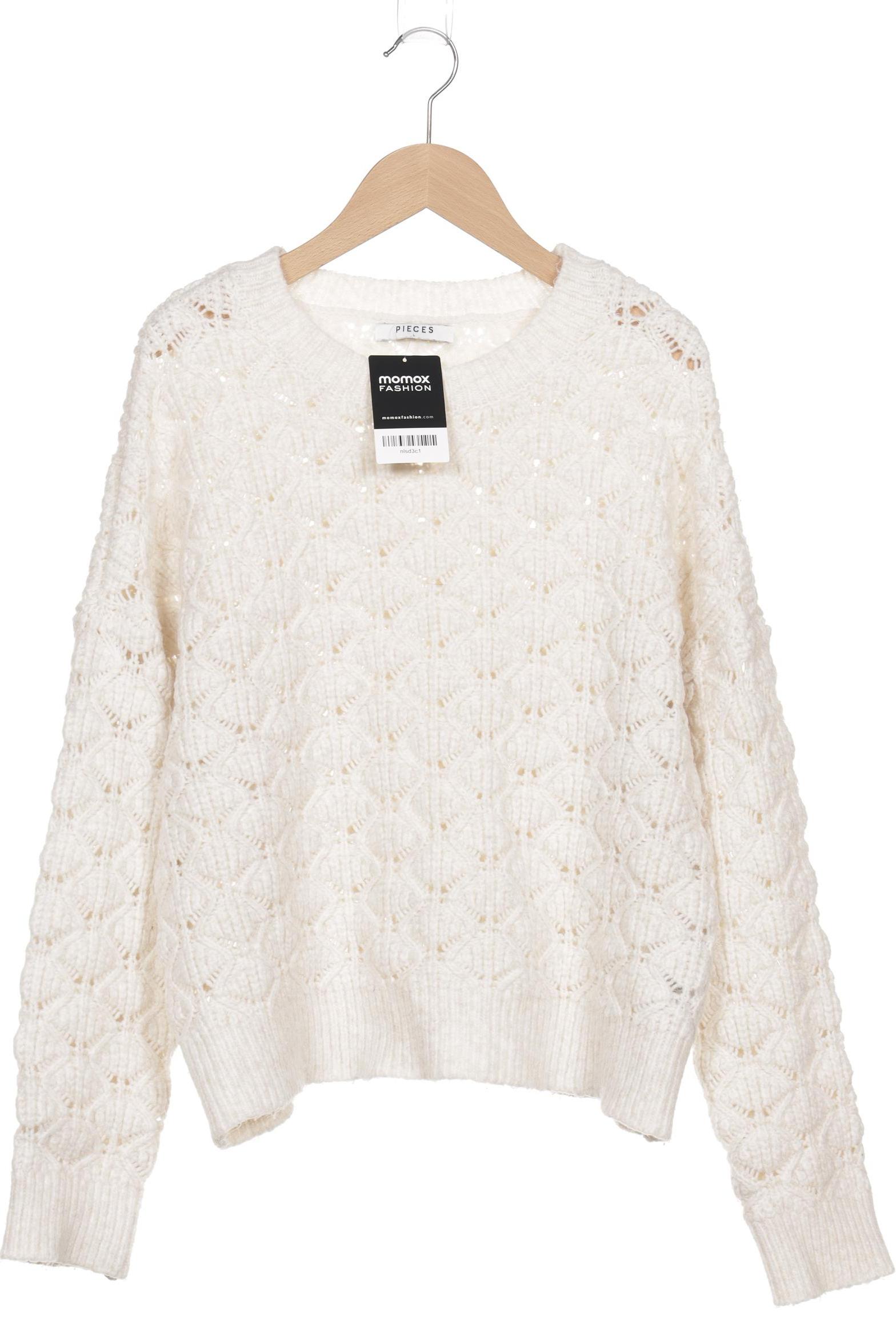 

pieces Damen Pullover, cremeweiß, Gr. 42