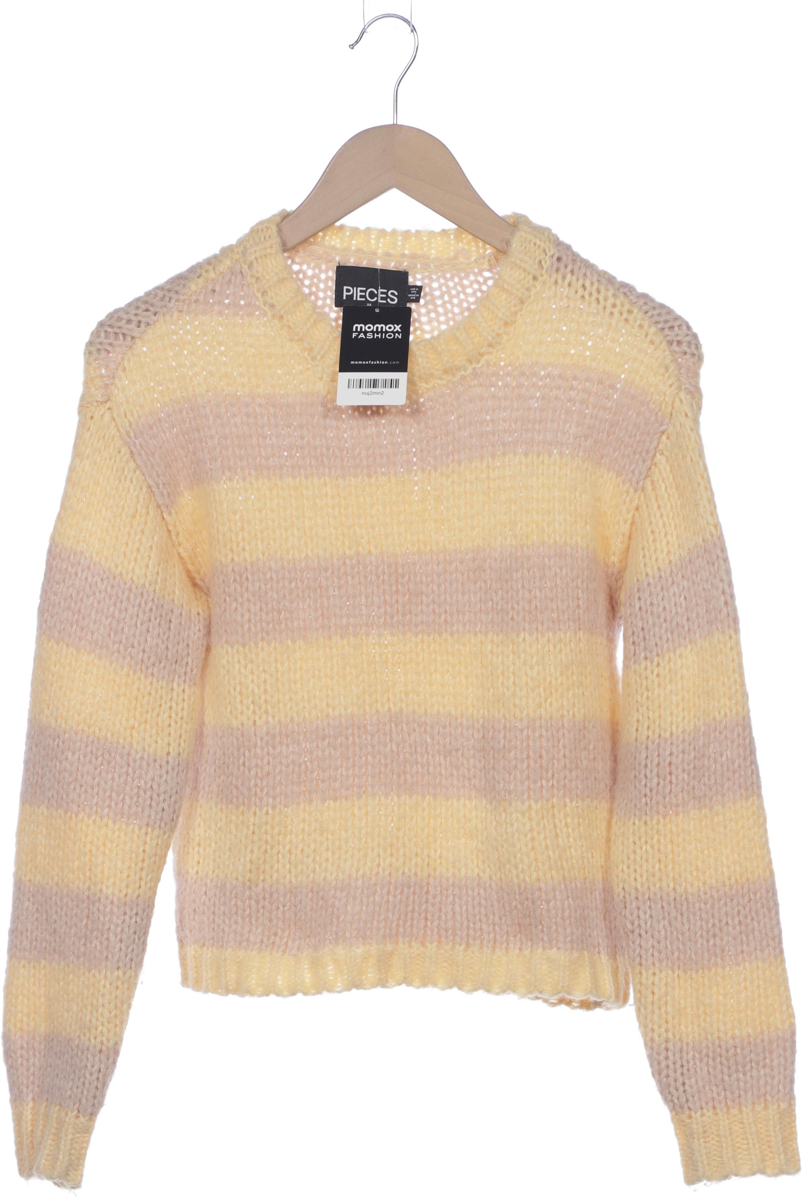

pieces Damen Pullover, gelb, Gr. 34