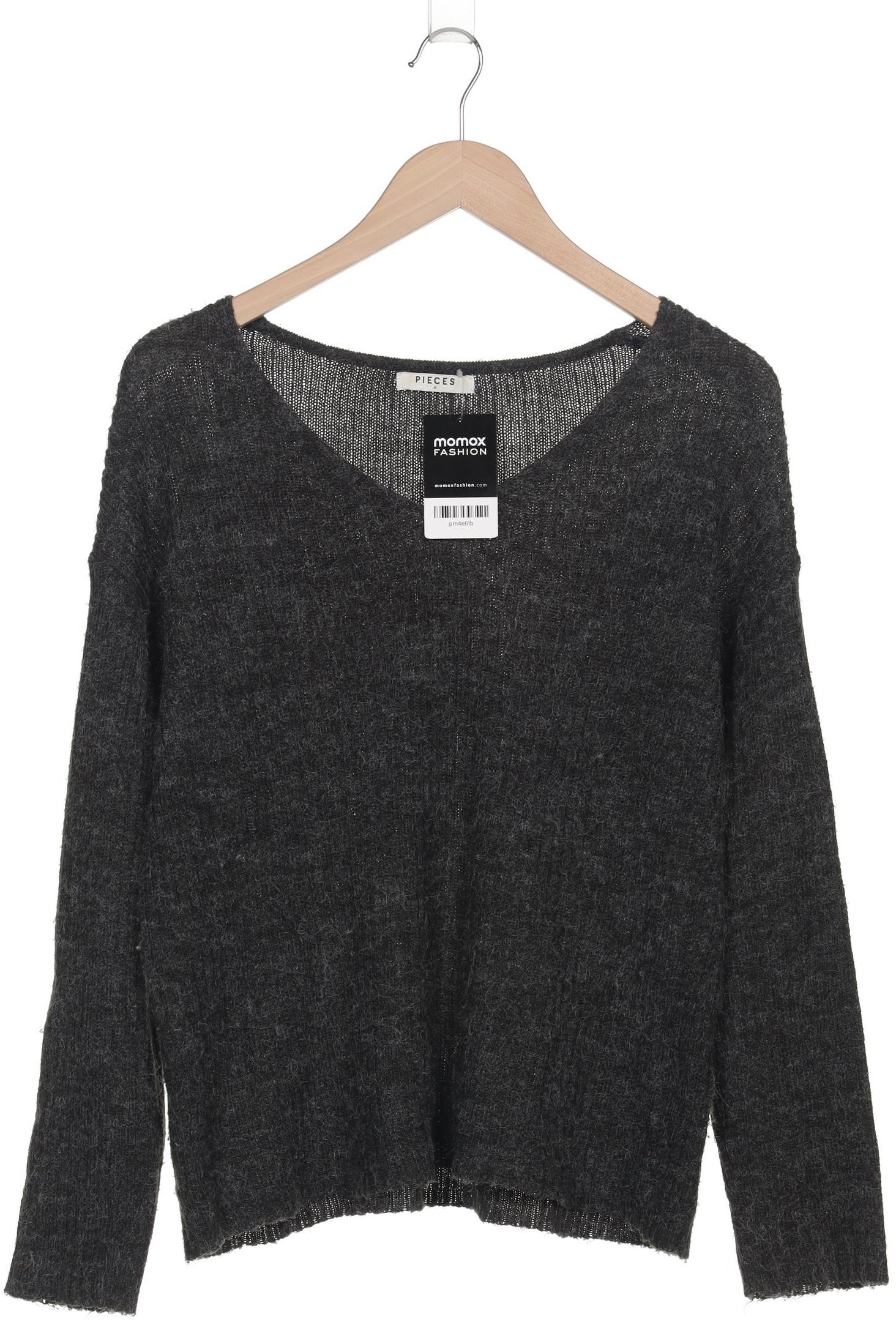 

pieces Damen Pullover, grau, Gr. 36