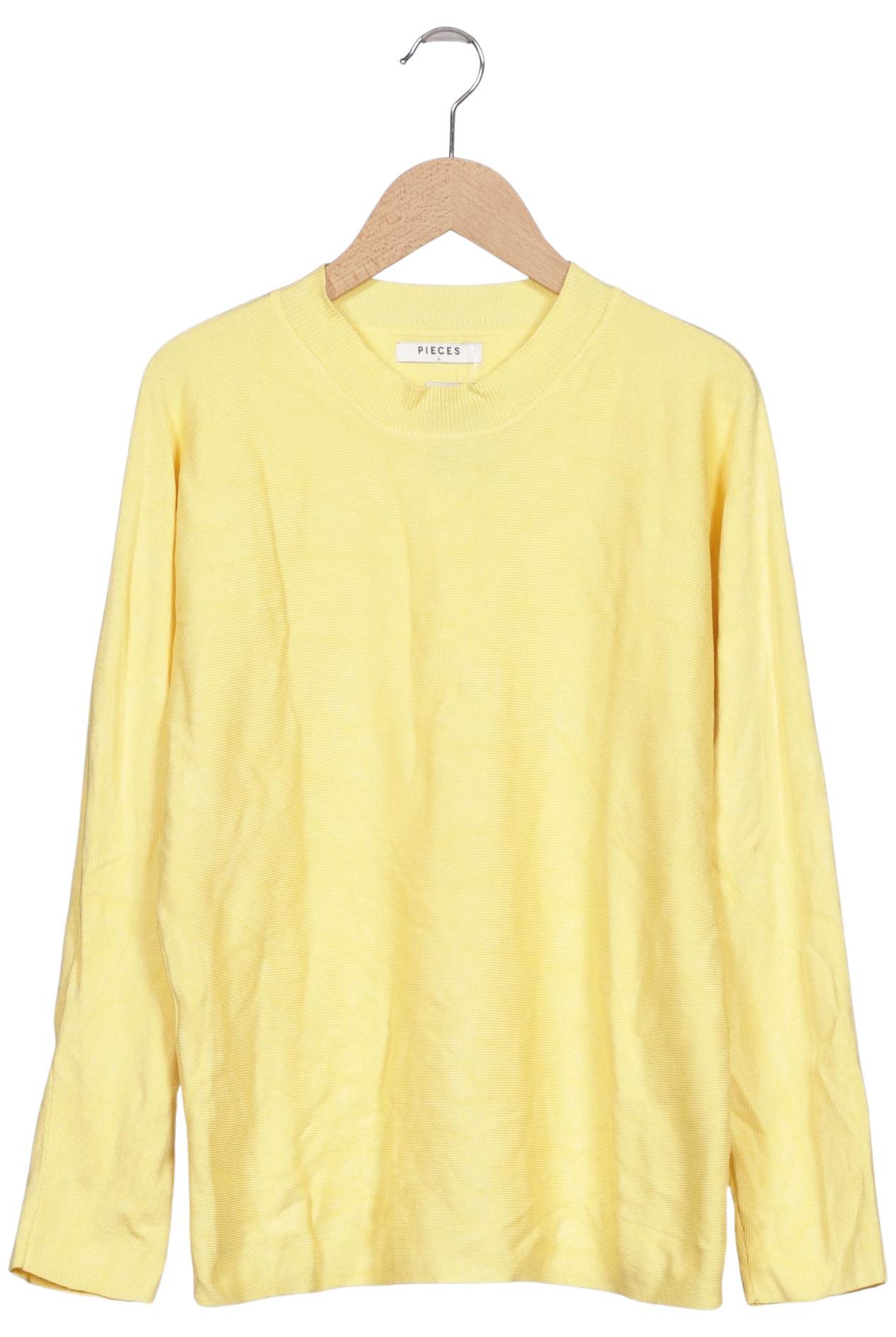 

pieces Damen Pullover, gelb, Gr. 42