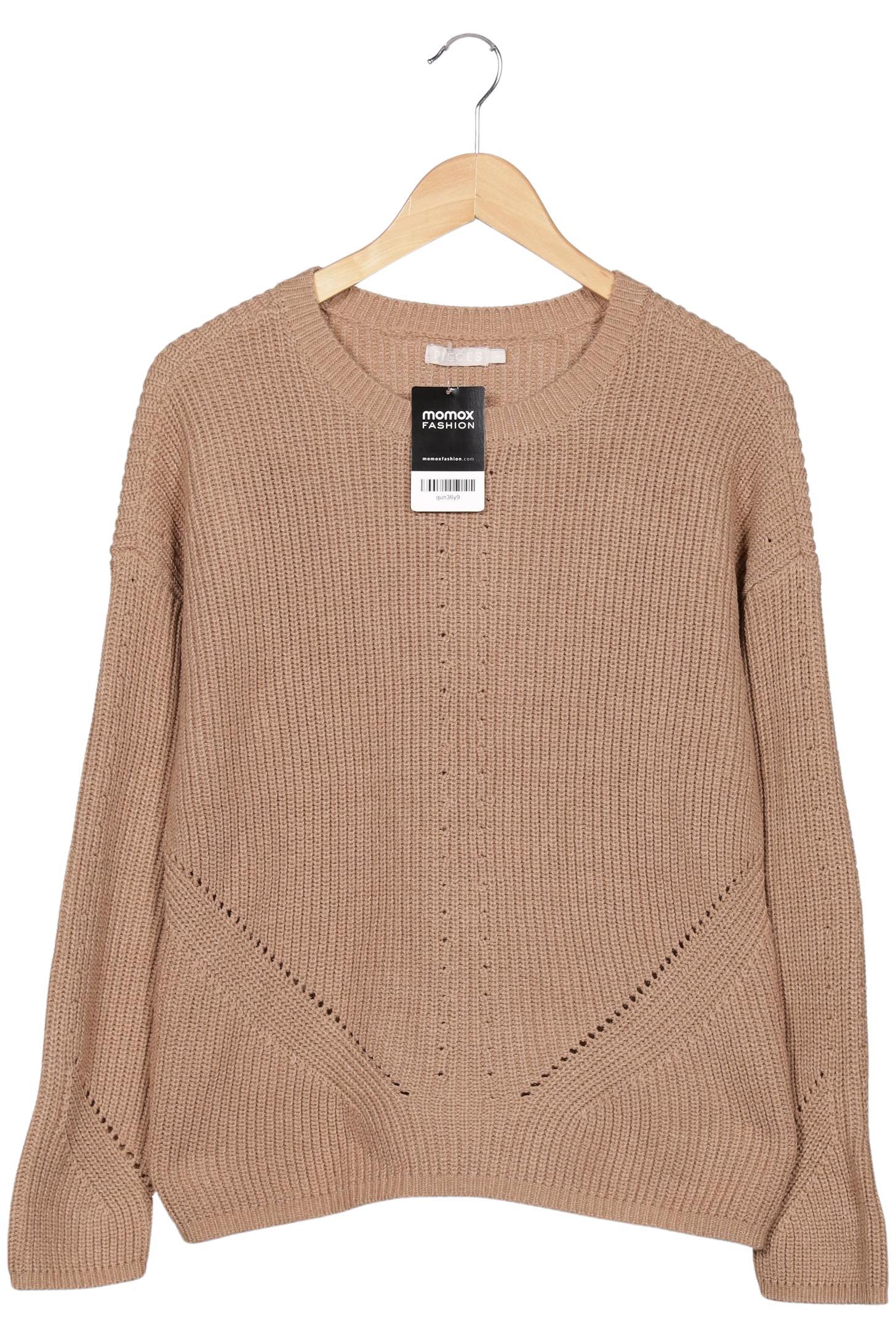 

pieces Damen Pullover, beige, Gr. 38