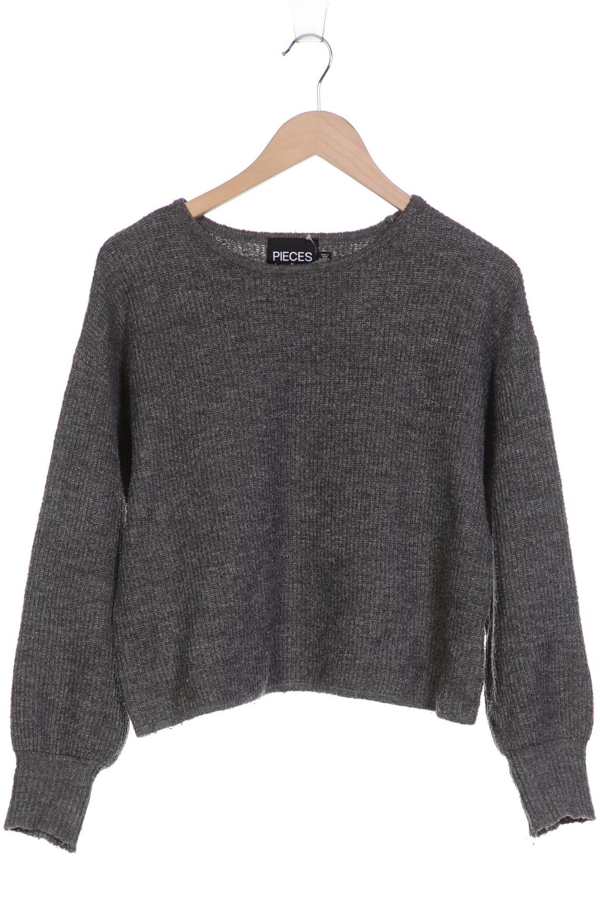 

pieces Damen Pullover, grau, Gr. 38