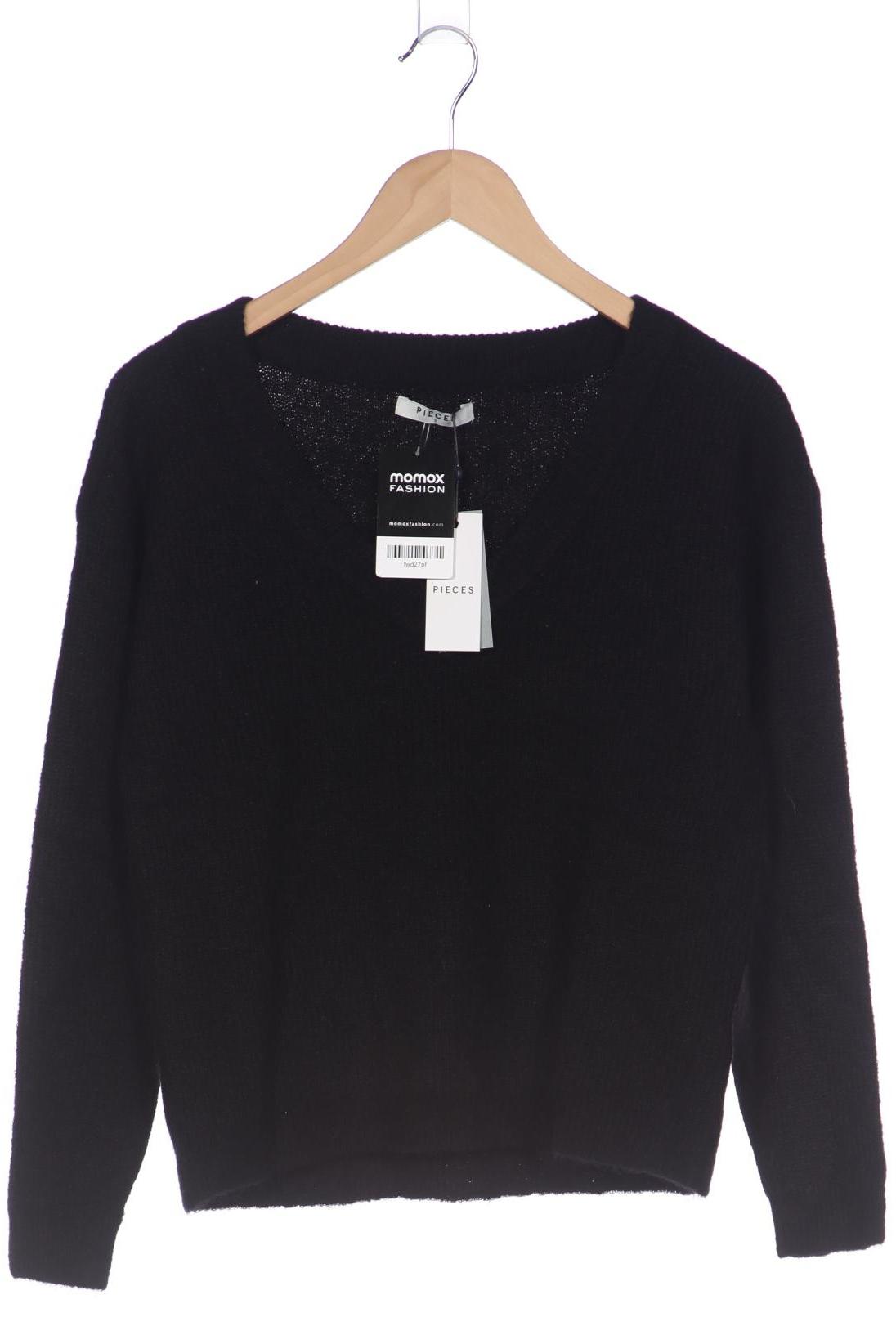 

pieces Damen Pullover, schwarz, Gr. 36
