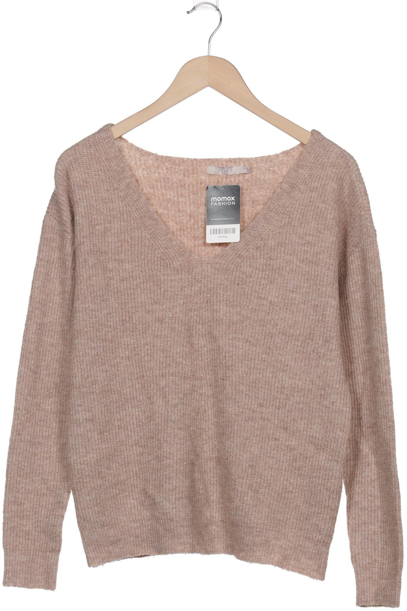 

pieces Damen Pullover, beige, Gr. 36