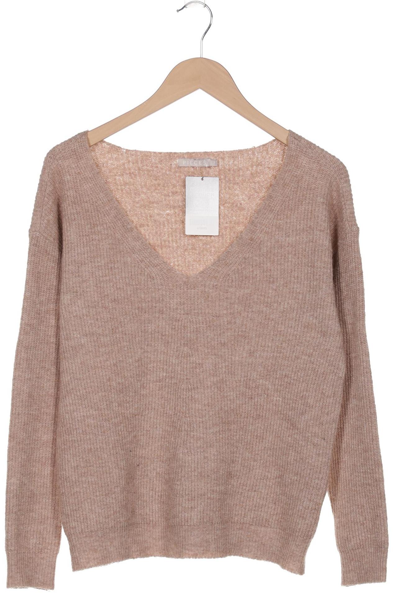 

pieces Damen Pullover, braun, Gr. 36